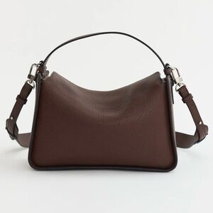 THE HORSE Coffee Pebbled Leather Clementine Bag